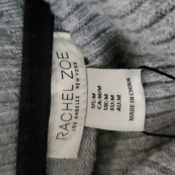 Rachel Zoe Colorblock Stripe Tunic Sweater M - Picture 4 of 8